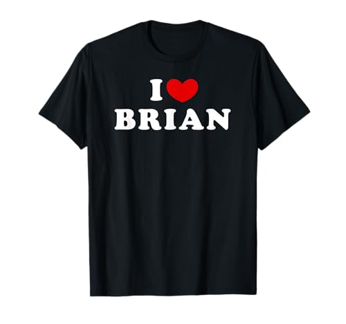 Photo de I Love Brian, J'Aime Brian T-Shirt