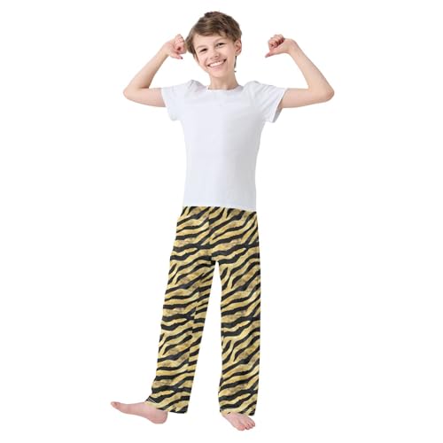 Pajama Pants Zebra Tiger Skin Stripes PJ Bottoms Sleepwear Lounge Sleep Pant with Pockets2