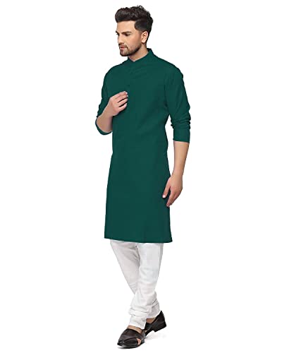 Straight Cotton Kurta Pyjama and Dhoti Kurta Set for Men Indian Traditional Ethnic Wear3