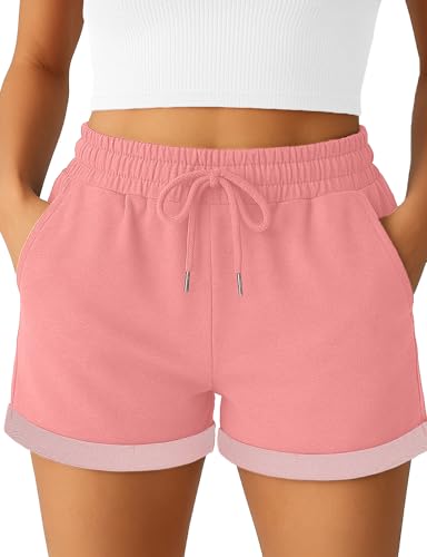 Smith & Solo Kurze Hose Damen - Shorts Sommer Hosen, Laufhose Kurz...