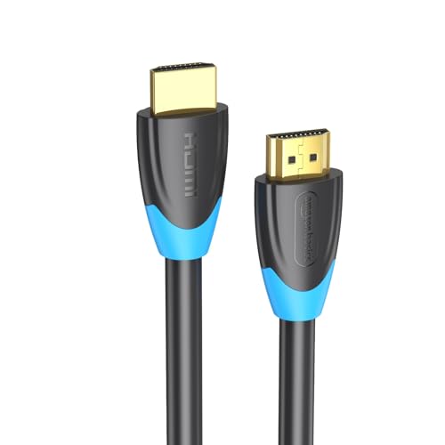 Image of amazon basics HDMI Cable, High Speed, Supports 3D, 4K@60Hz, ARC and CEC Extension, Gold-Plated Connectors, Compatible with TV, Set-Top Box, Gaming Consoles, Blu-Ray (2 Meters)