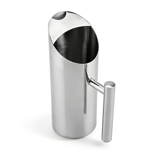 Jarra De Agua, Arra De Agua De Acero Inoxidable, Jarra De Té Helado, Jarra De Zumo Para Bebidas Caseras, Vino, Café, Hotel, Herramienta De Servir(1.5l)