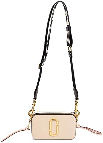 Marc Jacobs Bolsa tiracolo unissex The Snapshot – 100% couro