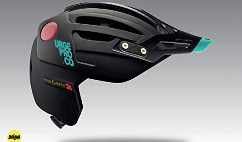 Urge Endur-O-Matic 2 RH - Casco para Adulto, Unisex, Color Negro/Azul/Rojo, L/L/XL (57-59 cm)