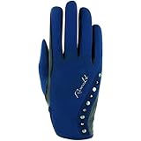 Nietendesign an der Oberhand Roeckl Damenhandschuhe, Handschuhe, Winterhandschuhe JARDY Farbe Mocca, Größe 8