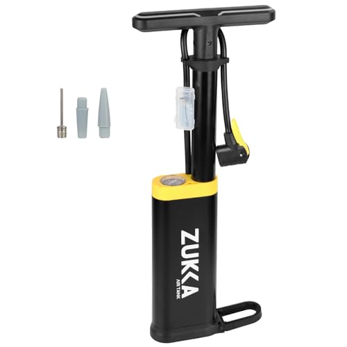 Best Bicycle Floor Pump for Fast and Easy Tire Inflation 2024 4 ZUKKA Bike Floor Pump with Gauge 160 PSI High Pressure ...