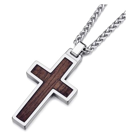 MOO&LEE Tungsten Cross Necklace Cover