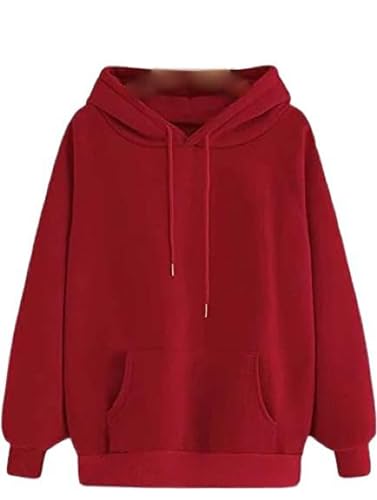 Women's Cotton Solid Hooded Neck Hoodie-picture-56