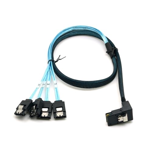 Cable divisor SFF-8087 a 4 SATA 7Pin 100cm miniatura 4