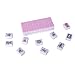 TIASUSAN American Mahjong Tile Set with 166 Pink Back Tiles (1.2”, Tiles Only), Mahjong Game Set