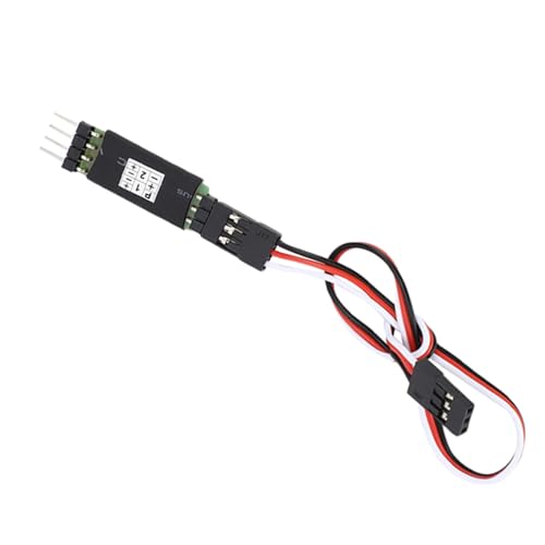SIXRUN Interruptor de Luz de Coche con Control Remoto, Accesorio de Plástico para Coche RC, Control LED Fácil de Usar con Conector de Tercer Canal para Entusiastas