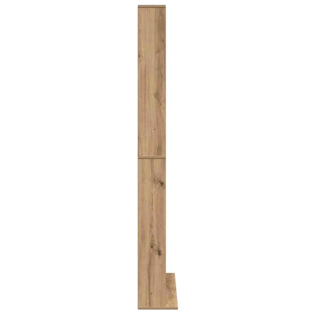 Regał na płyty CD Artisan z materiału drewnopochodnego 101 x 23 x 177,5 cm, 30 półek na deski, do przechowywania multimediów, miejsce do przechowywania płyt CD DVD, salonu i kina domowego