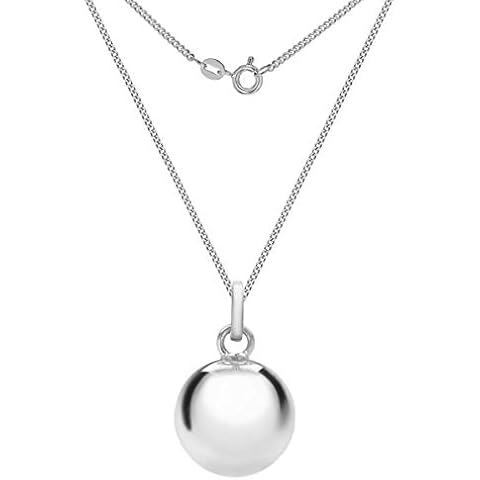 Tuscany Silver 16mm Ball Pendant Necklace Cover