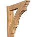Ekena Millwork OUT06X24X24BOA01SDF Balboa Smooth Traditional Outlooker, 6" Width x 24" Depth x 24" Height, Douglas Fir