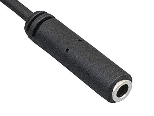 Cable líder extensión audio 3.5mm macho a hembra 6 pies miniatura 2