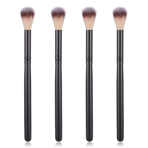 4 Pcs Eyeshadow Blending Brush Fluffy Eyeshadow Lash Brush Eyelash Shampoo Cleanser Brushes...
