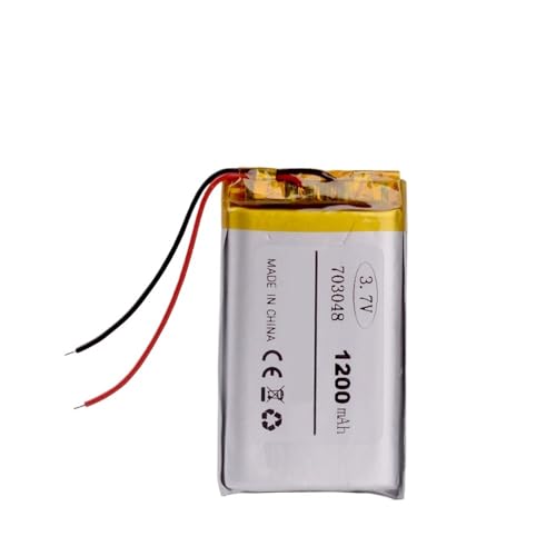 Batería 703048 de 3.7V y 1200 mAh para solucionar problemas de descarga rápida en mini aparatos