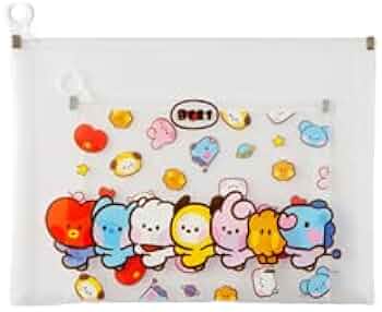 Amazon.co.jp: BT21 Clear Zipper Pouch Set【BT21公式グッズ Amazon.co.jp: BT21 Clear Zipper Pouch Set【BT21公式グッズ