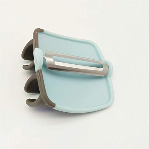 MAJFK Gemüse Kartoffelschäler Multifunktionsgeschwindigkeit Y Schäler asy Hold Küchenhelfer Gemüse Obstschneider Schäler Küchenzubehör,Hellblau Cover