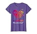 Heart Butterflies Hospice Nurse Appreciation Nursing Scrubs T-Shirt, Women, Purple Heather, X-Large