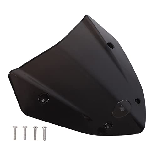 Motorvoorruit, eenvoudige installatie Krasbestendig rookzwart Motorfiets slijtvaste voorruit voor motoraccessoires - Image 7