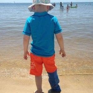 Bloccs Waterproof Shower Cast Protector Leg - #CSL75-S - Child Short Leg - (Small)