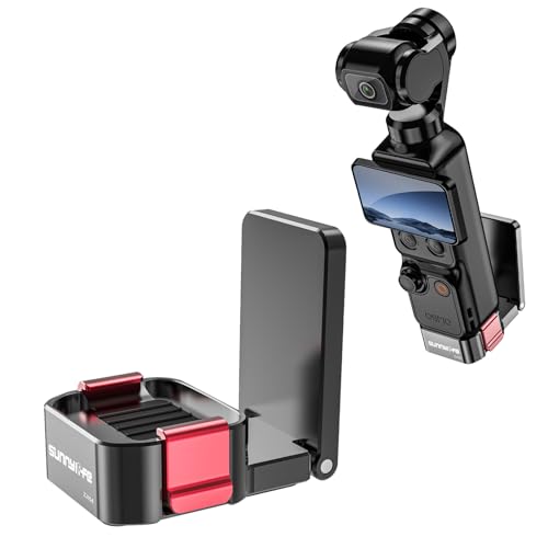 Support magnétique DJI Osmo Pocket 4/3 adaptateur 1/4 extension métal noir