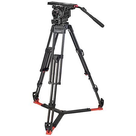 Oconnor Ultimate 2560 Fluid Head 60L Mitchell Top Plate Tripod with Floor Spreader