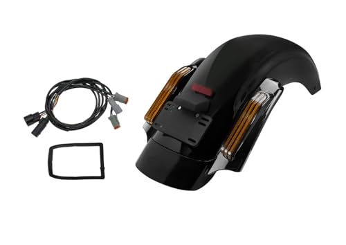 Garde-Boue Arrière Moto Touring 2014-2024 Carenage Noir pour Road King et Street Glide FLHX