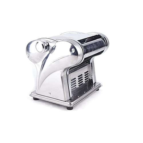 Xuthusman 135W Commercial Electric Dough Roller Sheeter Noodle Pasta Maker Machine Press Noodles Producing Stainless 4Mm 110V W/2Blades 6-Speed Adjustable #TOP4