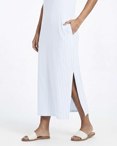 Image of Real Essentials 3 Pack Women's Casual Short Sleeve Maxi T-Shirt Dress with Slit (Available in Plus Size)