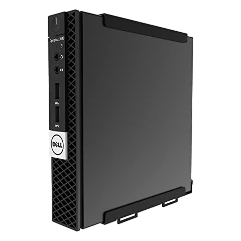 JINGCHENGMEI Wall Mount Compatible with Dell OptiPlex Micro Form Factor Case, VESA and Under Desk Available, Fits MFF 7070, 7060, 7050, 5070, 5060, 5050, 3040, 3046, 3050, 3060, 3070, 3080 and More Cover