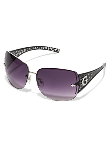 GUESS Factory Women's Rimless Shield Sunglasses