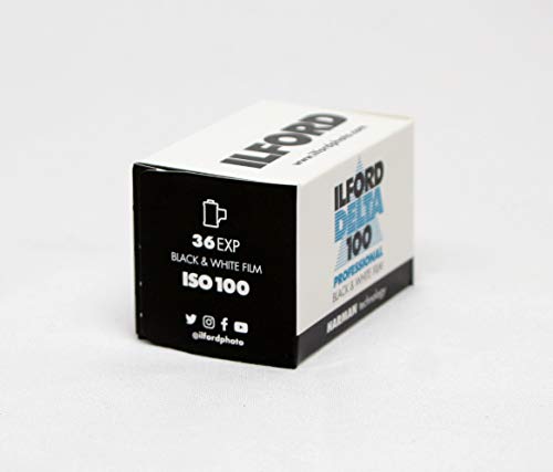 Ilford Delta 100 película de alta nitidez analógica de 35mm tripack 3