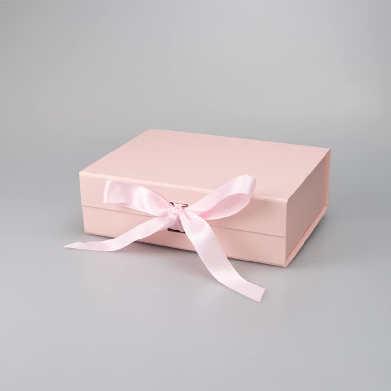 Geschenkboxen Geschenkverpackungen Boxen, Magnet-Clamshell-Box, verdickt, mit Aufbewahrungsbox, Geburtstag, Hochzeit, Schleife, Verpackungsbox (31 x 22 x 10 cm)