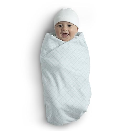 Image of Delta Children 100% Organic Cotton Fitted Crib Sheets, Sea Life + 100% Organic Jersey Cotton Baby Receiving Blankets - 30x40 Inches, GOTS Certified (Pack of 2) (Bundle)