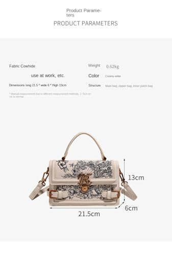 purses for women,Luxury-feel women's handbag, versatile and versatile, lightweight luxury niche genuine leather small square bag2