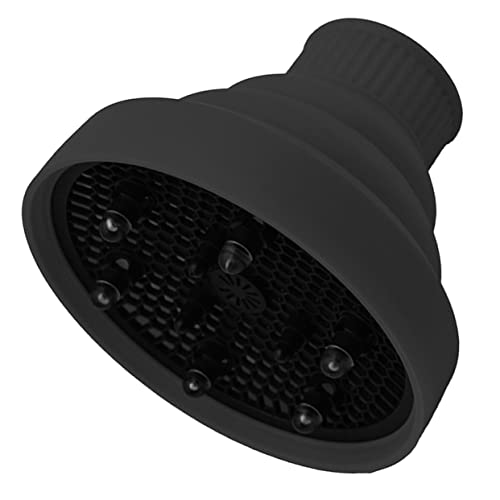 Beatifufu Silicone Windshield Hair Dryer Diffuser Cover Universal Hair Diffuser Nozzle Collapsible Blow Dryer Tool