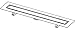 Produktbild TECEdrainline Duschrinne für Naturstein, 650800, 835mm - 650800