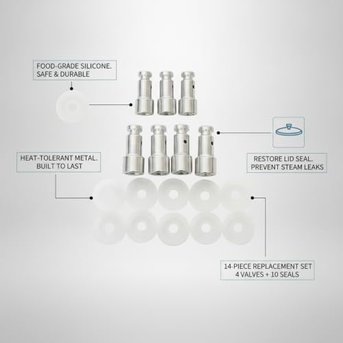Kit de válvulas y sellos para ollas de presión eléctricas miniatura 4