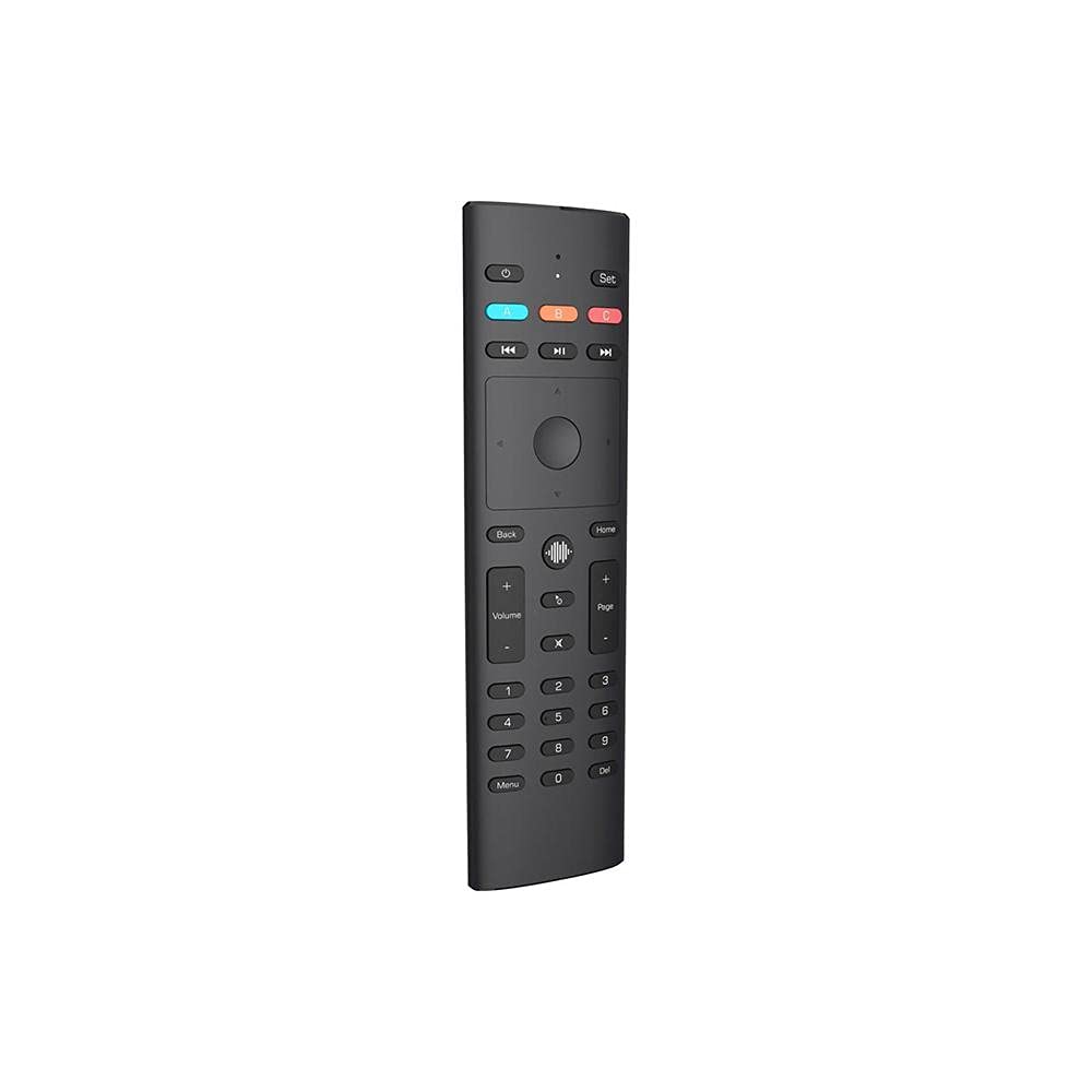 G40 Ricerca vocale 33 Tasti Apprendimento Gyroscope Smart Telecomando G40S Adatto per Android TV Box,Black