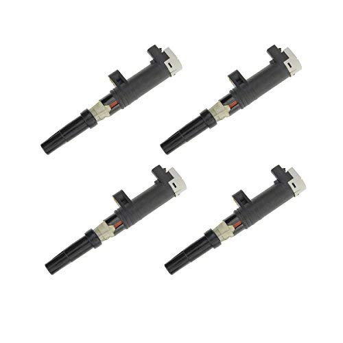 Frankberg 4x Bobines d'allumage Compatibles avec Clio II Clio III Duster Logan Sandero Kubistar Primastar Vivaro Kangoo Laguna M.e.g.a.n.e Modus Twingo II...