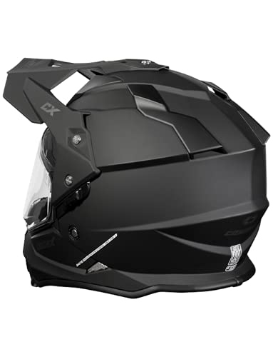 Castle X Mode Dual Sport SV Electric Snow Helmet (Matte Black - Medium)