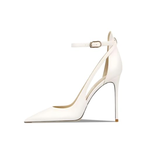 Image of Women's Pointed-Toe Bag-Toe Strappy High-Heeled Shoes Sexy Stiletto Pumps