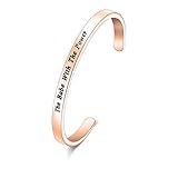 Lywjyb Birdgot Power Gift Empowering Jewelry Feminist Gift for Girlfriend The Babe with The Power Wish Bracelet (Babe with The Power RG)