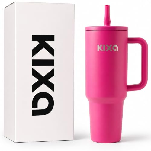 Image of HydroFlow Tumbler 1200 ml Hot & Cold Tumbler (Leakproof) (candycrush) Stainless Steel, Pink