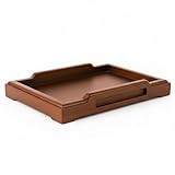 Toaster Crumb Catcher Tray with Handles - Elegant Wooden Countertop Protector & Kitchen Organizer for a Mess-Free Counter, Fits Most 2-Slice Toasters, New Home Gift