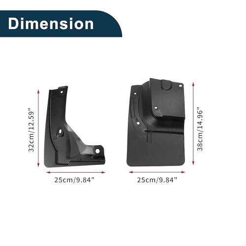 Image of Mud Flaps Splash Guards for Toyota Hiace 7 Seat 2005-2011 Front & Rear Mud Guards W /Mount Accessories