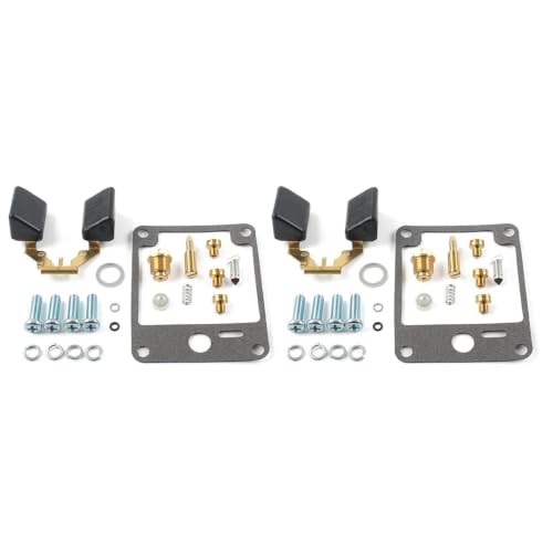 Kit de réparation carburateur moto pour XV1000 et XV1100 avec 2 jeux de flotteur à crabe