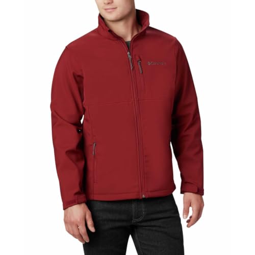 Image of Columbia Men Polyester Short Length Omni-Shield Ascender Softshell Hiking and Trekking Jacket